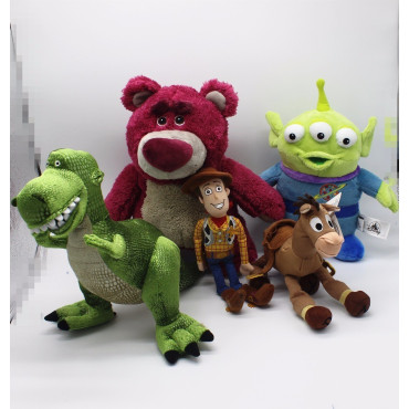 LOTE DE 5 PELUCHES DE TOY STORY LOTSO