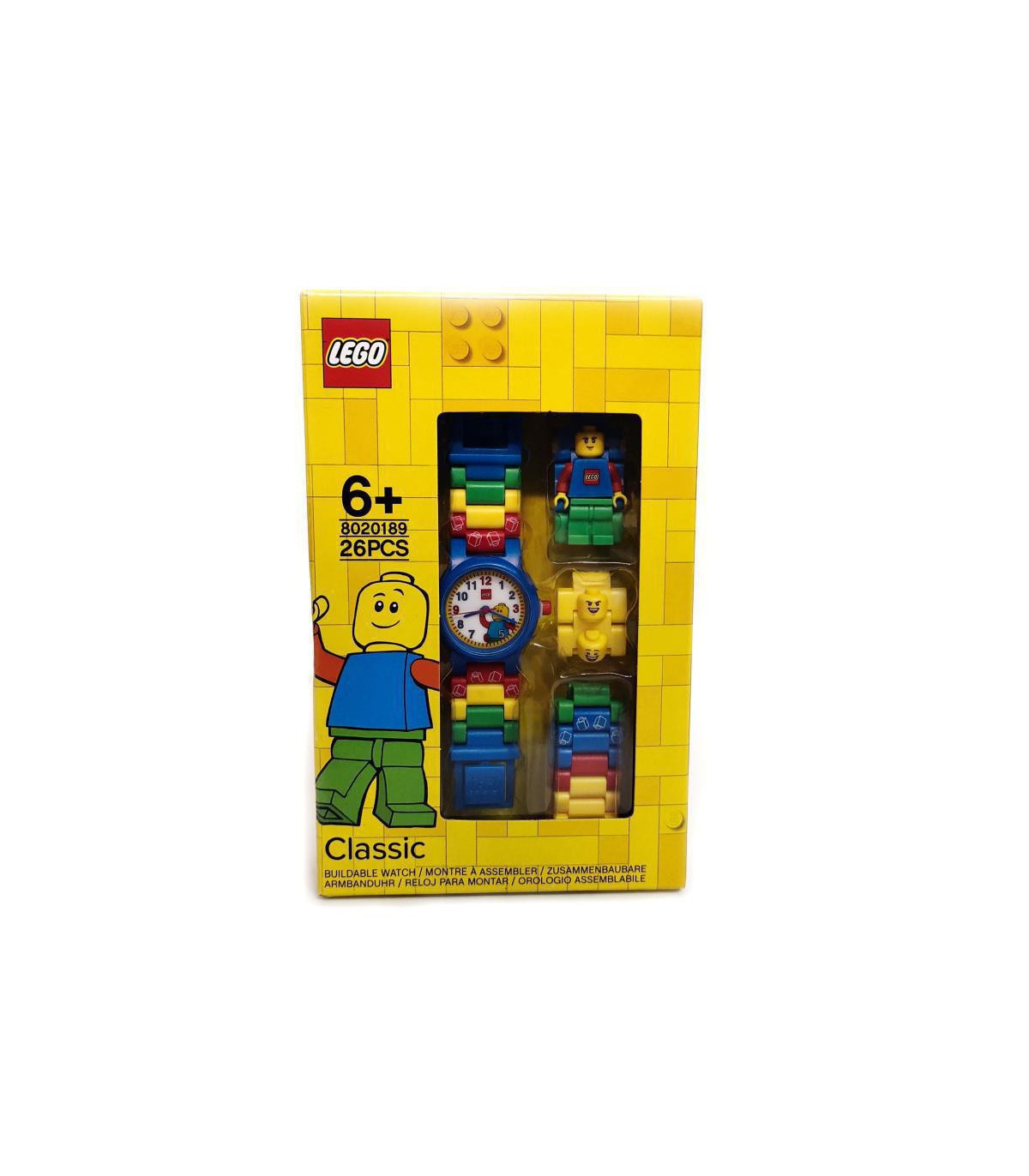 Colección LEGO Build-and-Time: Relojes de Pulsera con Minifiguras (Superhéroes y Héroes de la Ciudad)