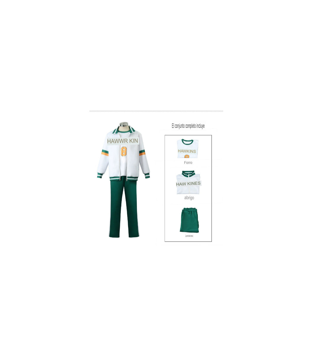 Set Cosplay "Hawkins High Cheer Squad" – Uniforme de Porrista de Stranger Things 4