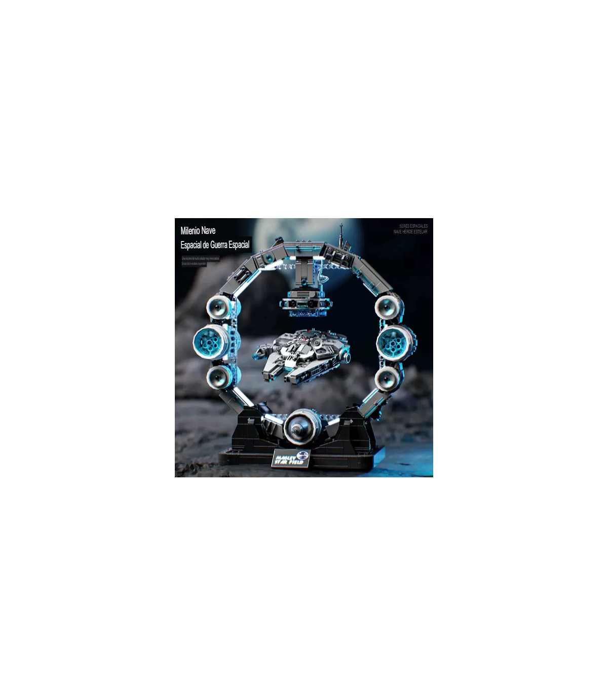 Halcón Milenario con Estación de Ensamblaje | Bloques Colección