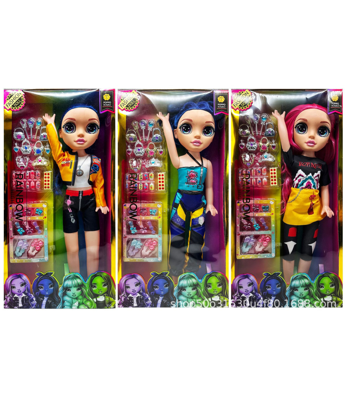 Huntrix K-Pop Demon Hunters: Figuras Zoe, Mira y Rumi | PVC