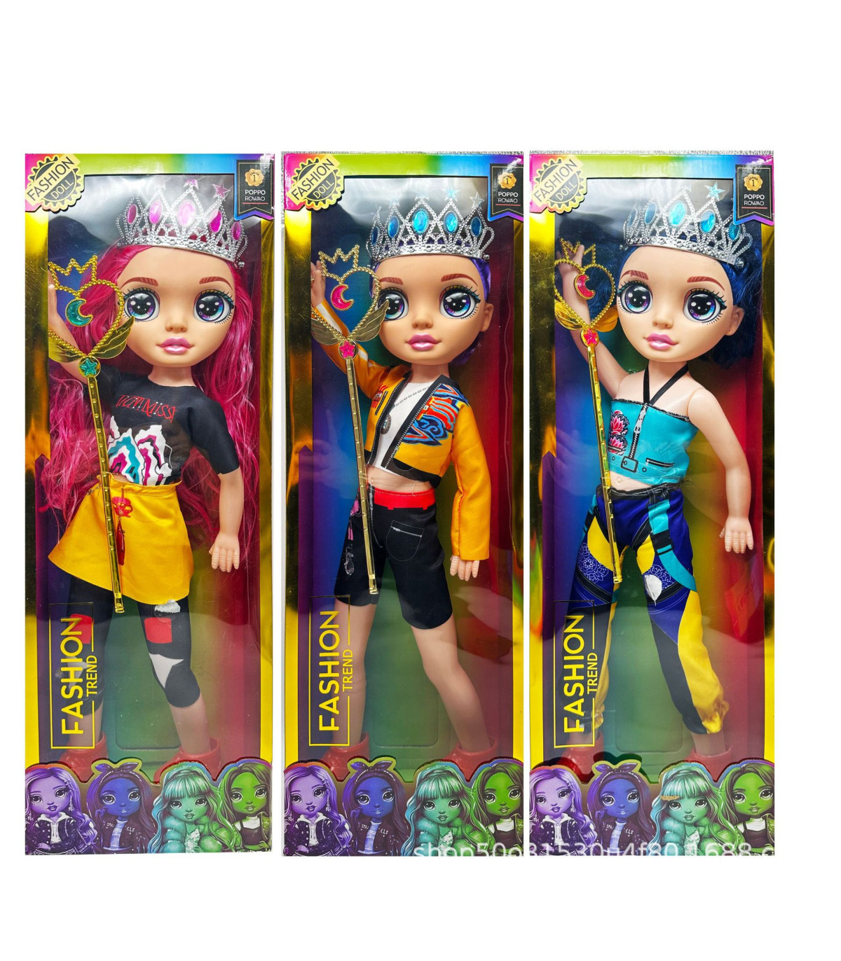 Huntrix K-Pop Demon Hunters: Figuras Zoe, Mira y Rumi | PVC