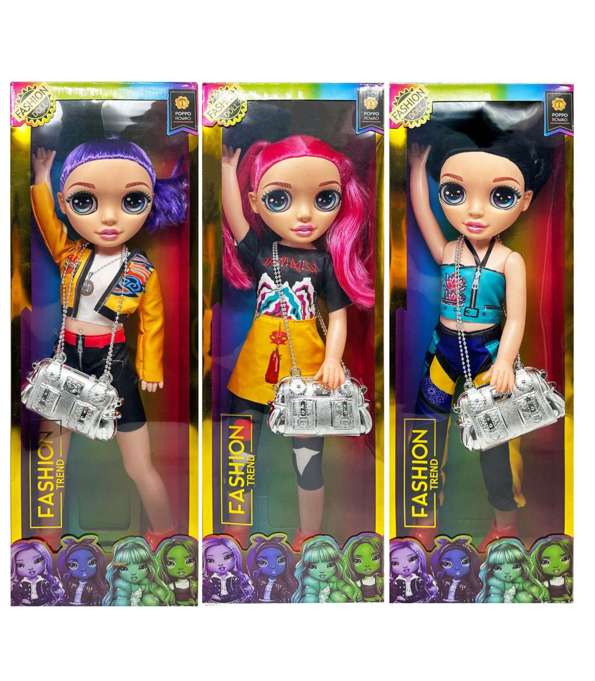 Huntrix K-Pop Demon Hunters: Figuras Zoe, Mira y Rumi | PVC