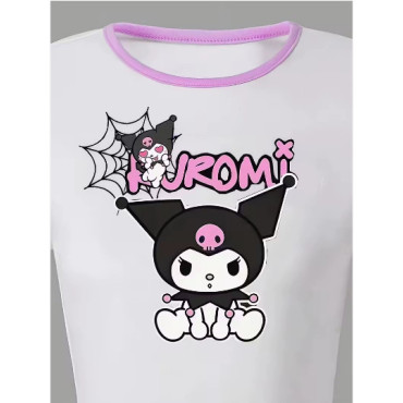 Conjunto Kuromi Sanrio Niña adorablemente rebelde