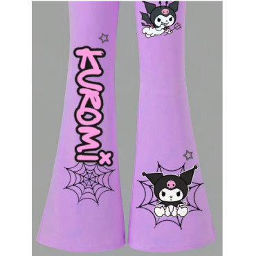 Conjunto Kuromi Sanrio Niña adorablemente rebelde