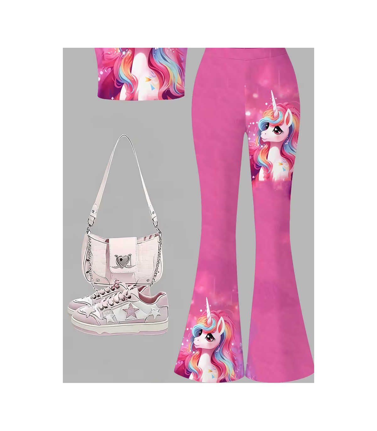 Conjunto Unicornio Niña 🦄 Pack 4 Piezas con Accesorios