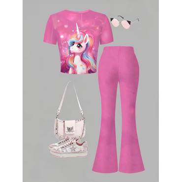 Conjunto Unicornio Niña 🦄 Pack 4 Piezas con Accesorios