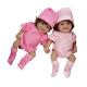 Muñecos gemelos bebé reborn silicona 15 cm con ropa regalo barato 49,99€