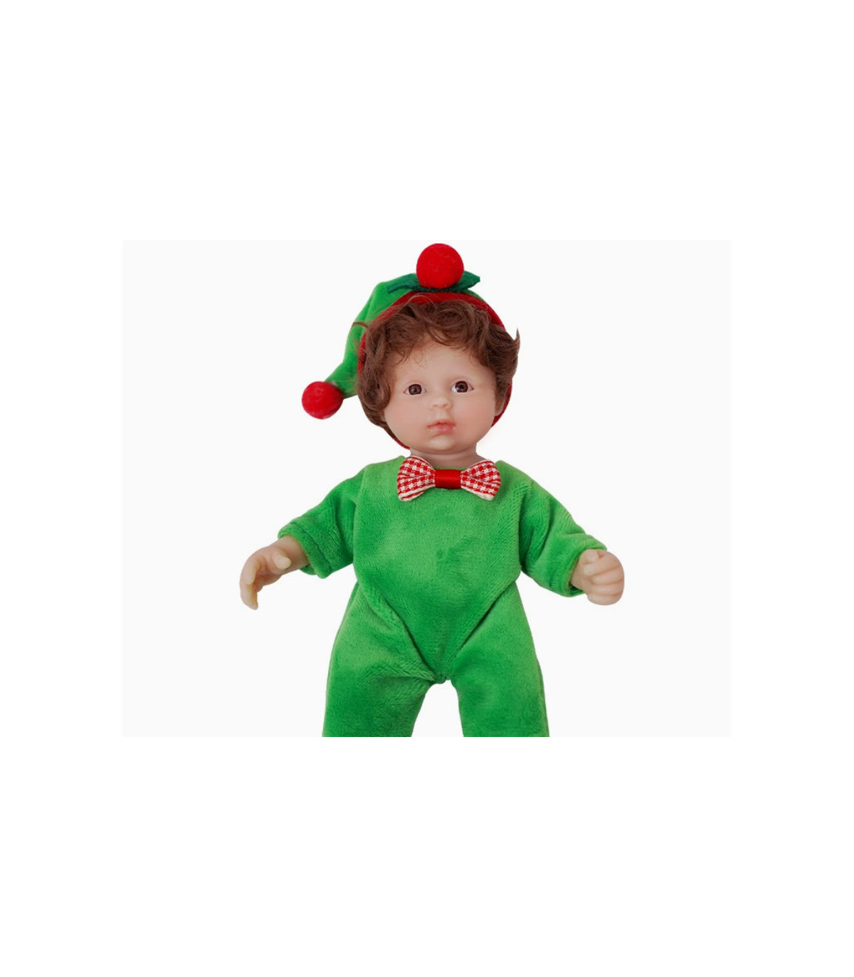 Muñeca bebé reborn silicona sólida 15,2 cm Maddie con vestido regalo 49,99€