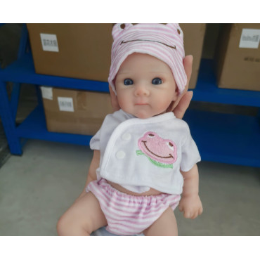 Muñeca bebé reborn silicona suave elástica barata 9,99€