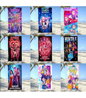 Toallas Kpop Demon Hunters secado rápido varios tamaños S M L desde 14,99€