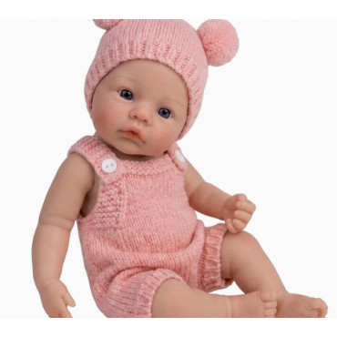 Muñeca Meadow reborn 30 cm Q elastic realista con suéter rosa 149,99€