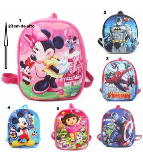 mochila  guarderia de peluche disney