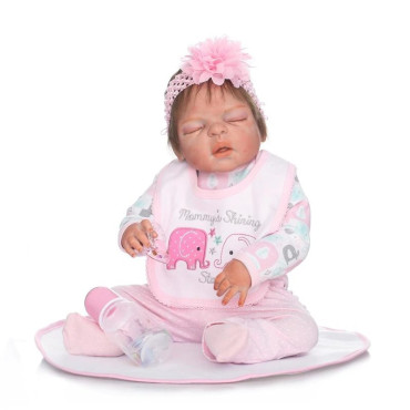bebe  niña cuerpo   elefante rosa
