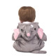 bebe reborn con disfraz de elefante