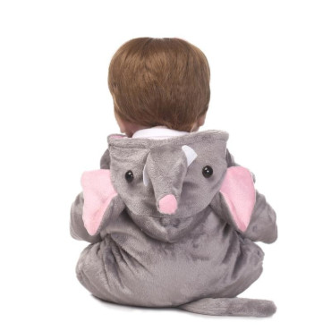 bebe reborn con disfraz de elefante
