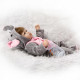 bebe reborn con disfraz de elefante