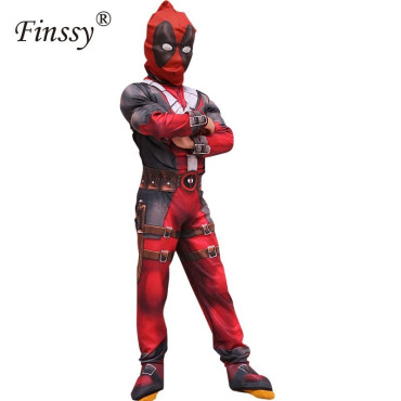 disfraz de deadpool musculoso para niños