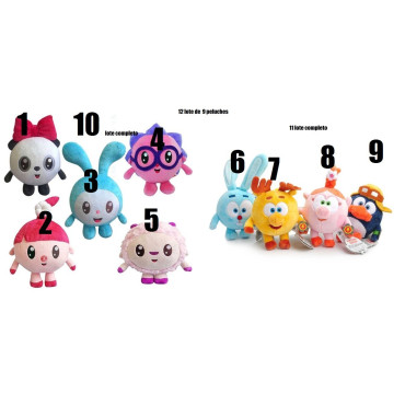 15-20 cm historieta malyshariki smeshariki animales de peluche pingüino conejo