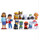nuevo lote de 12 figuras de la patrulla canina  con tracker y everest