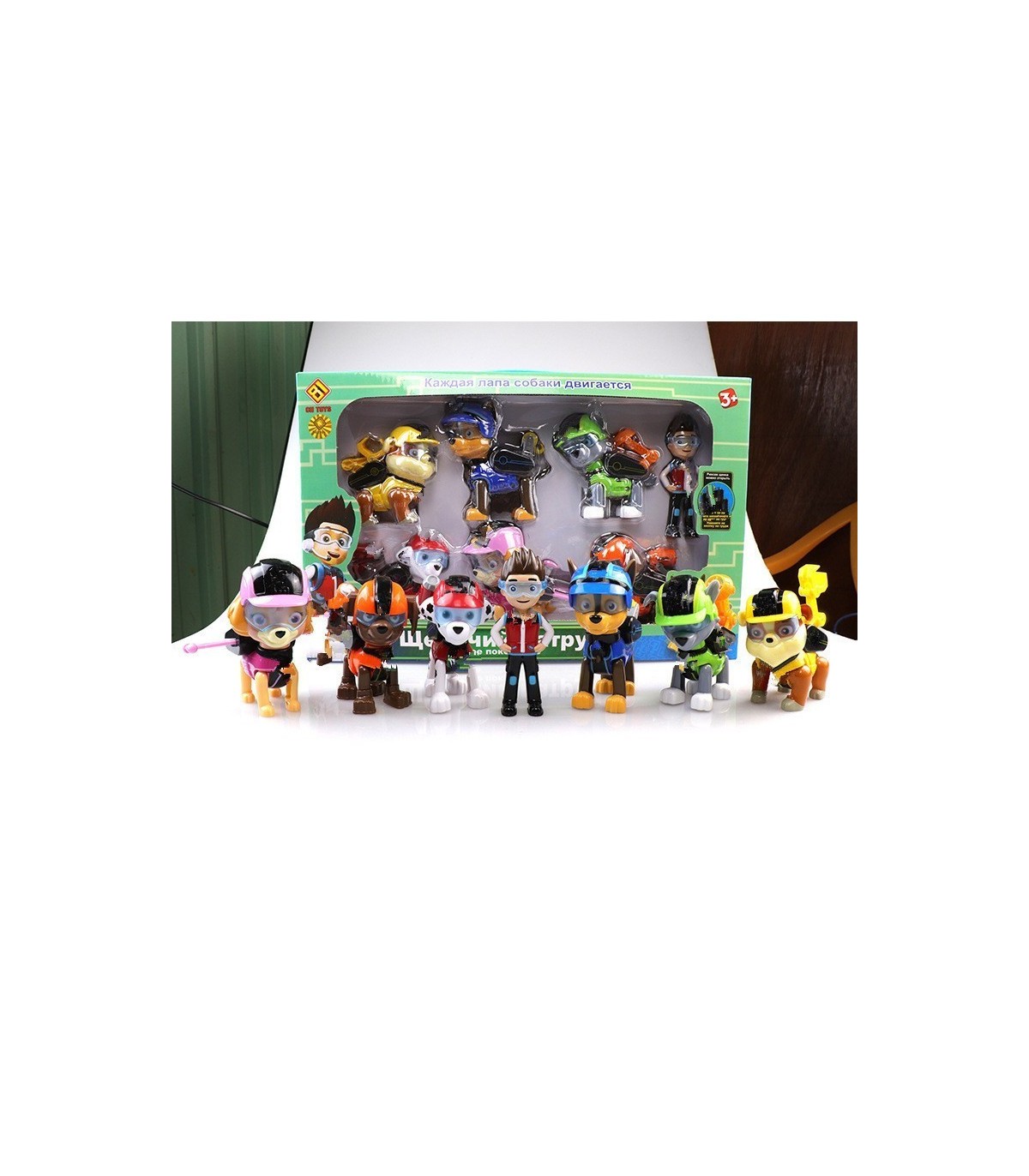 7 figuras juguetes niños juguete patrulla canina con gafas 34,64 €