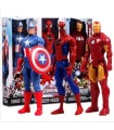 Marvel Amazing Spiderman Capitán América hierro hombre PVC figura de juguete modelo coleccionable para los niños