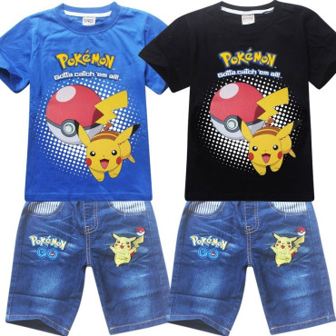 conjunto camiseta y pantalón pokemon go