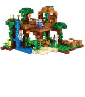nuevo set de minecraft  la casa del arbol  compatible con lego