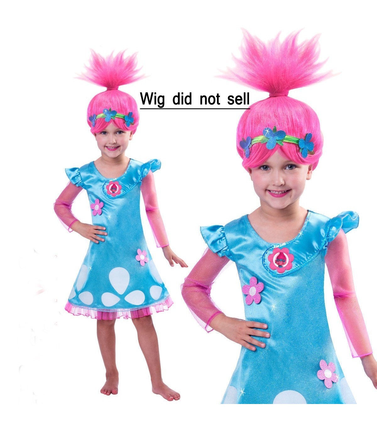 gatito tinta varilla Compra ya tu disfraz de la princesa poppy de trolls por solo 30,02 €