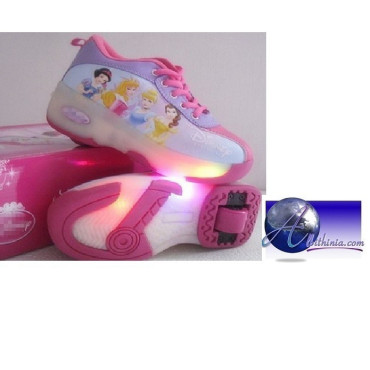 deportivas ruedas y led   frozen