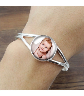 pulsera con foto personalizada para mujer
