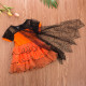 disfraz halloween brujita naranja  para niñas