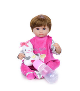 bebe reborn   mono rosa de 42cm
