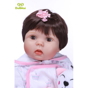 bebe reborn de  que parpadea
