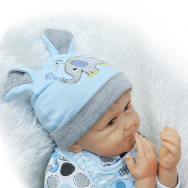 bebe reborn niño de 55cm sonriente