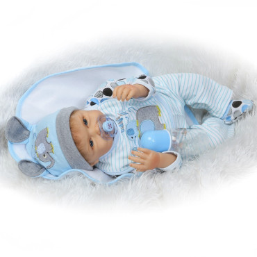 bebe reborn niño de 55cm sonriente