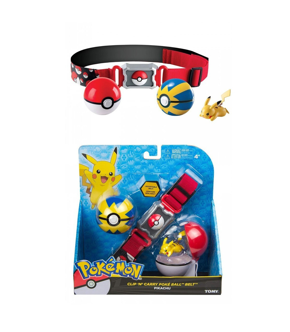 Inicio   cinturon pokemon con dos pokeball y   2 figuras Conviértete en el entrenador más guay del lugar con tu propio cinturón 