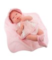 Newborn Niña Con Conjunto Rosa