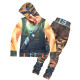 conjunto  chaqueta y pantalón  fortnite