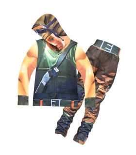 conjunto  chaqueta y pantalón  fortnite