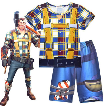 conjunto verano camiseta y pantalon fortnite