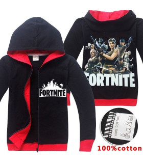 sudadera con cremallera fortnite niños