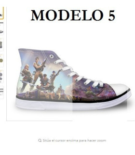 zapatillas de deporte tipo converse FORTNITE