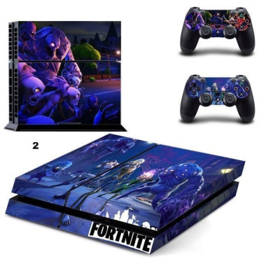 Stickers ps4 + 2 mandos para fortnite