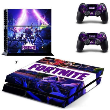 Stickers ps4 + 2 mandos para fortnite