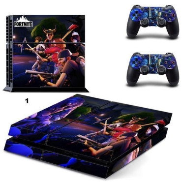 Stickers ps4 + 2 mandos para fortnite