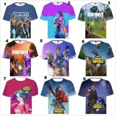 camisetas fortnite para niños y adultos