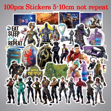 Pegatinas de Vinilo para Laptop (100 uds) fortnite