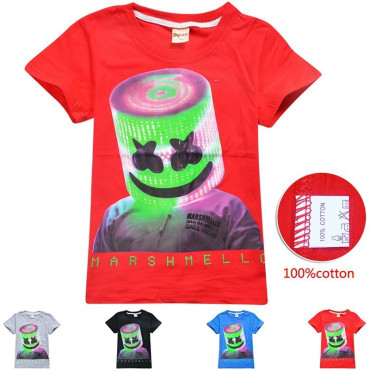 Marshmello dj camiseta para niños