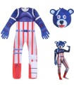 disfraz oso fortnite  para niños